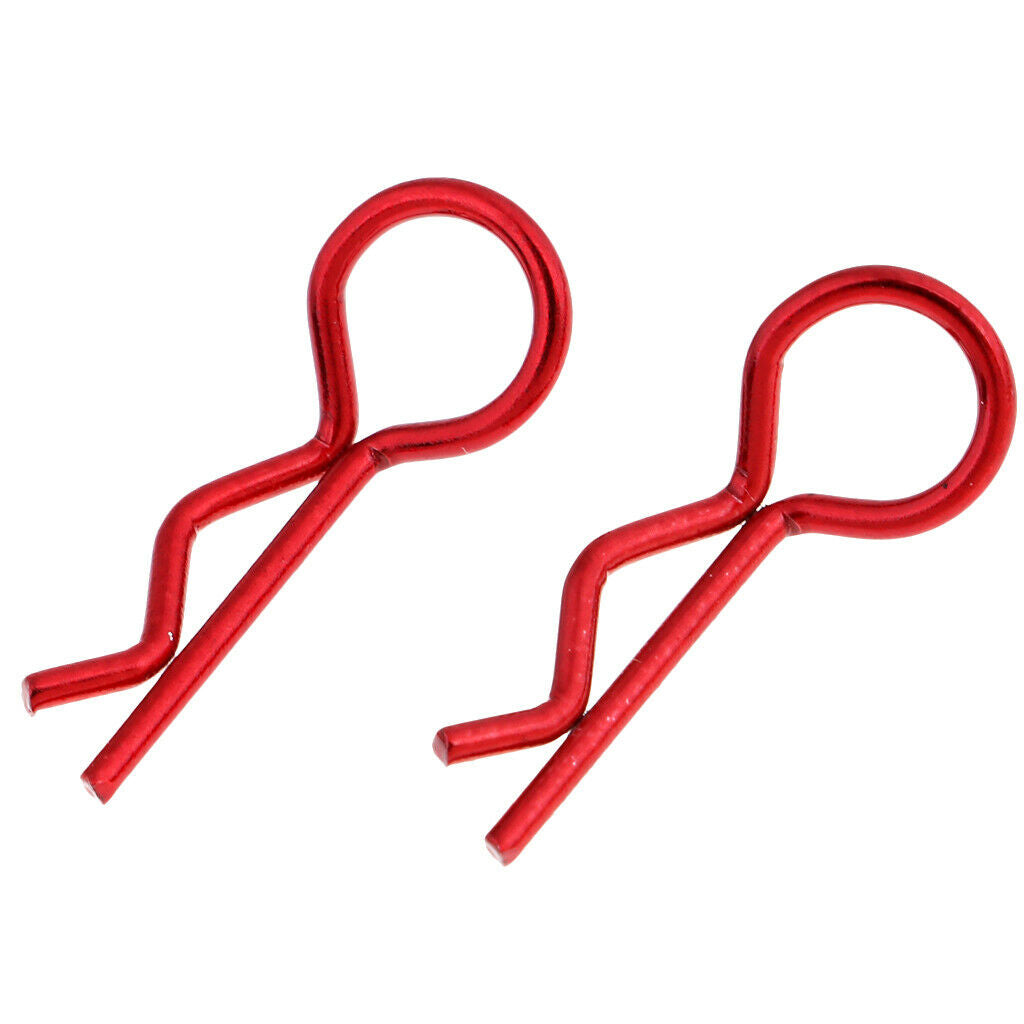 20 Pack RC Car Red Body Cover Shell Clips R Pins for 1/10 1/12 1:16 RC