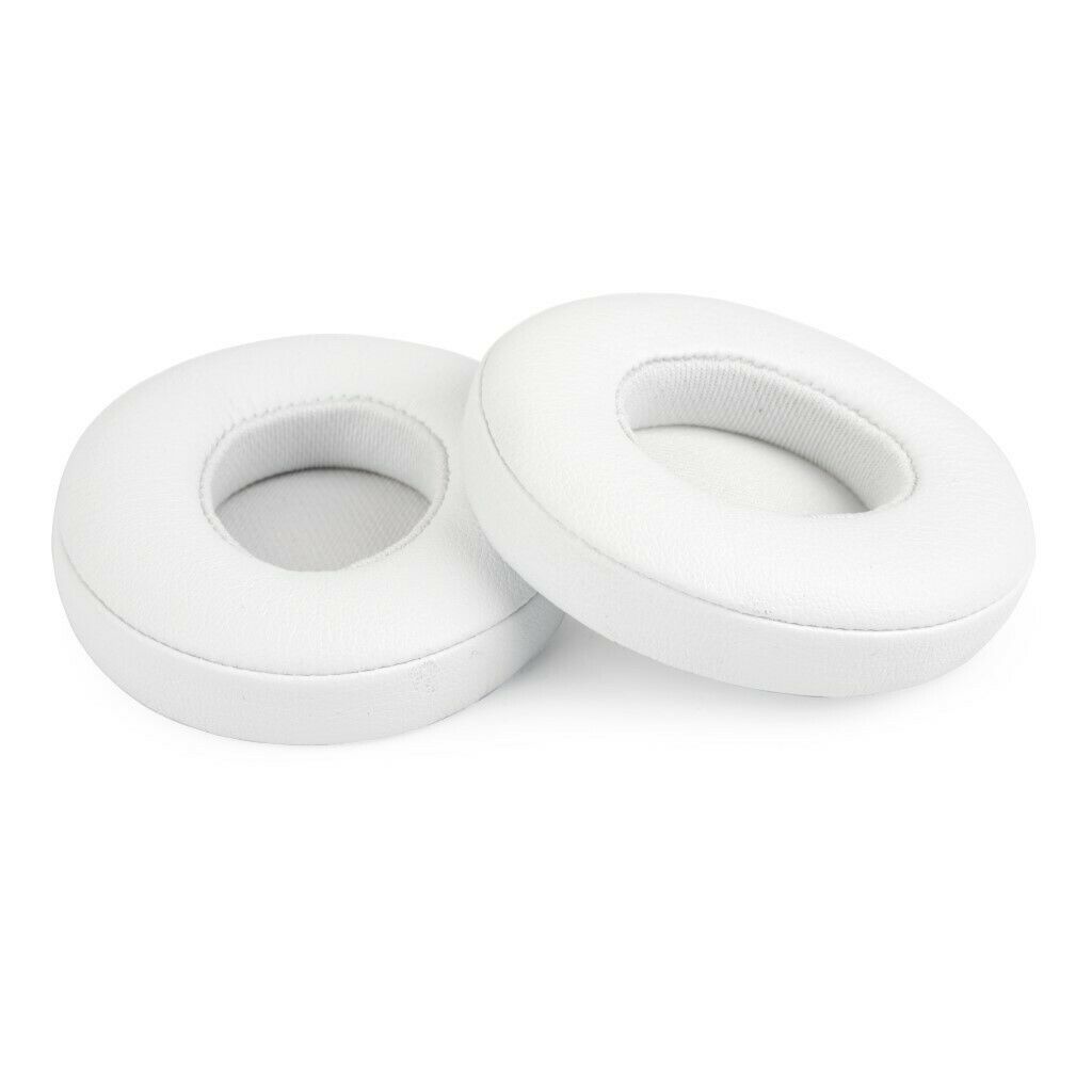 White Ear Pads for Beats by Dre Solo2 Solo2 Wireless Headphones Cushion Kit Pair