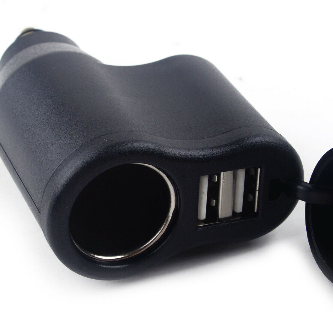 12-24V Dual USB Charger Socket Plug Fit For BMW F650GS F700GS R1200GS Black as