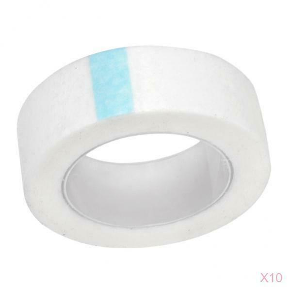 Lots 10 Lint Free Adhesive Eyelash Extension Grafting Curling Tape Pads