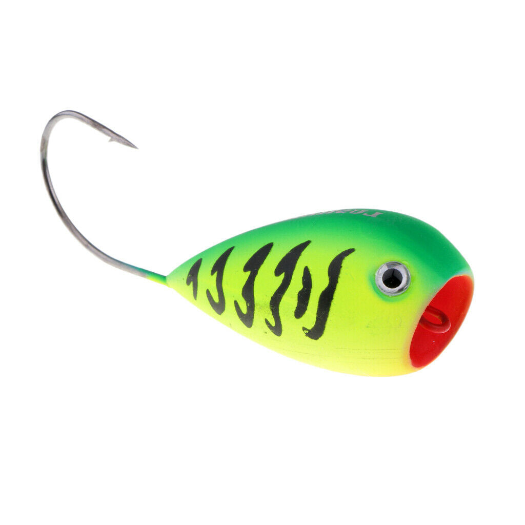 Winter Ice Fishing Lure Hard Baits 11.5g 82mm Popper Lures Topwater Color D