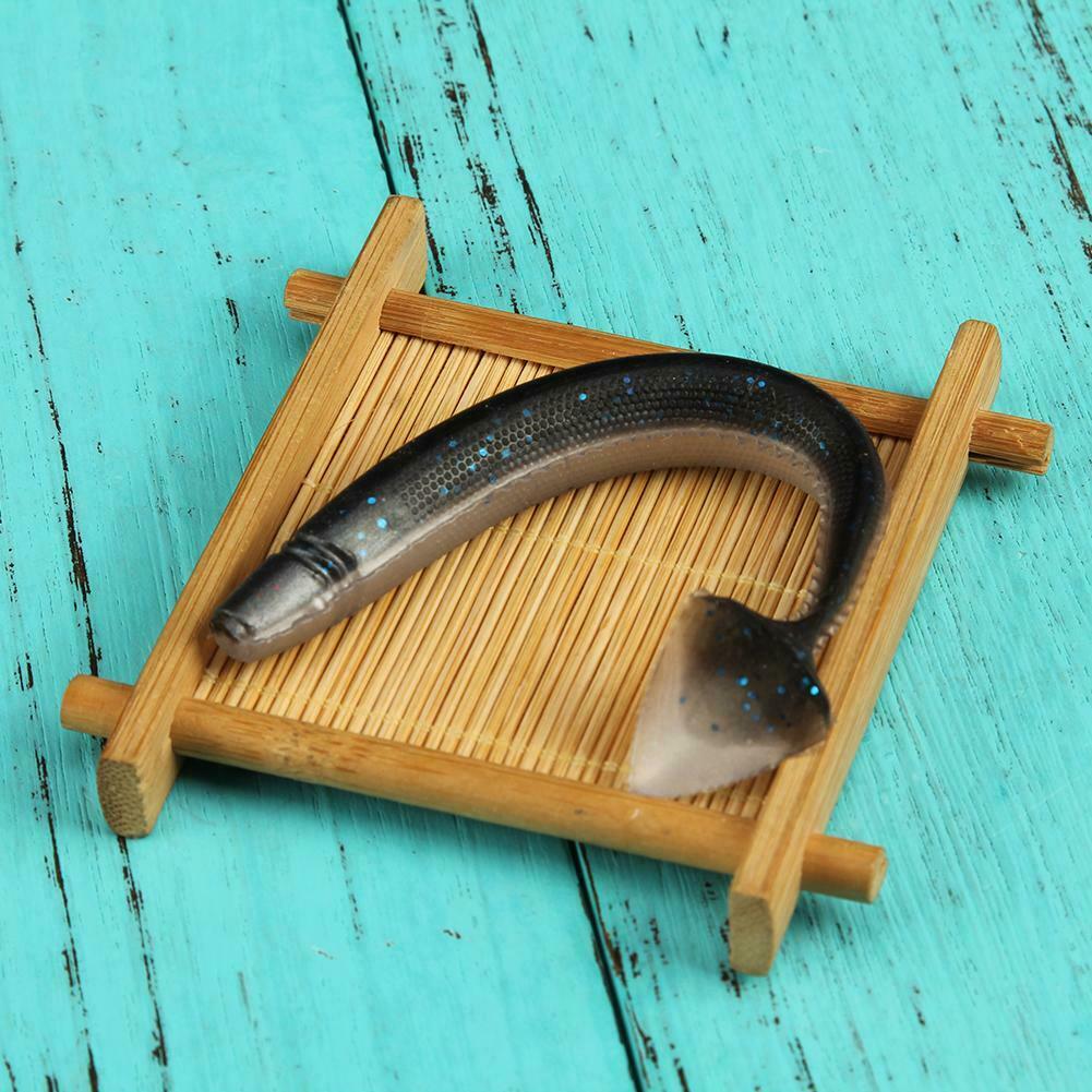 9g/13cm T Tail Soft Fishing Lure Paddle Tail Artificial Bait Fishing Tackle @
