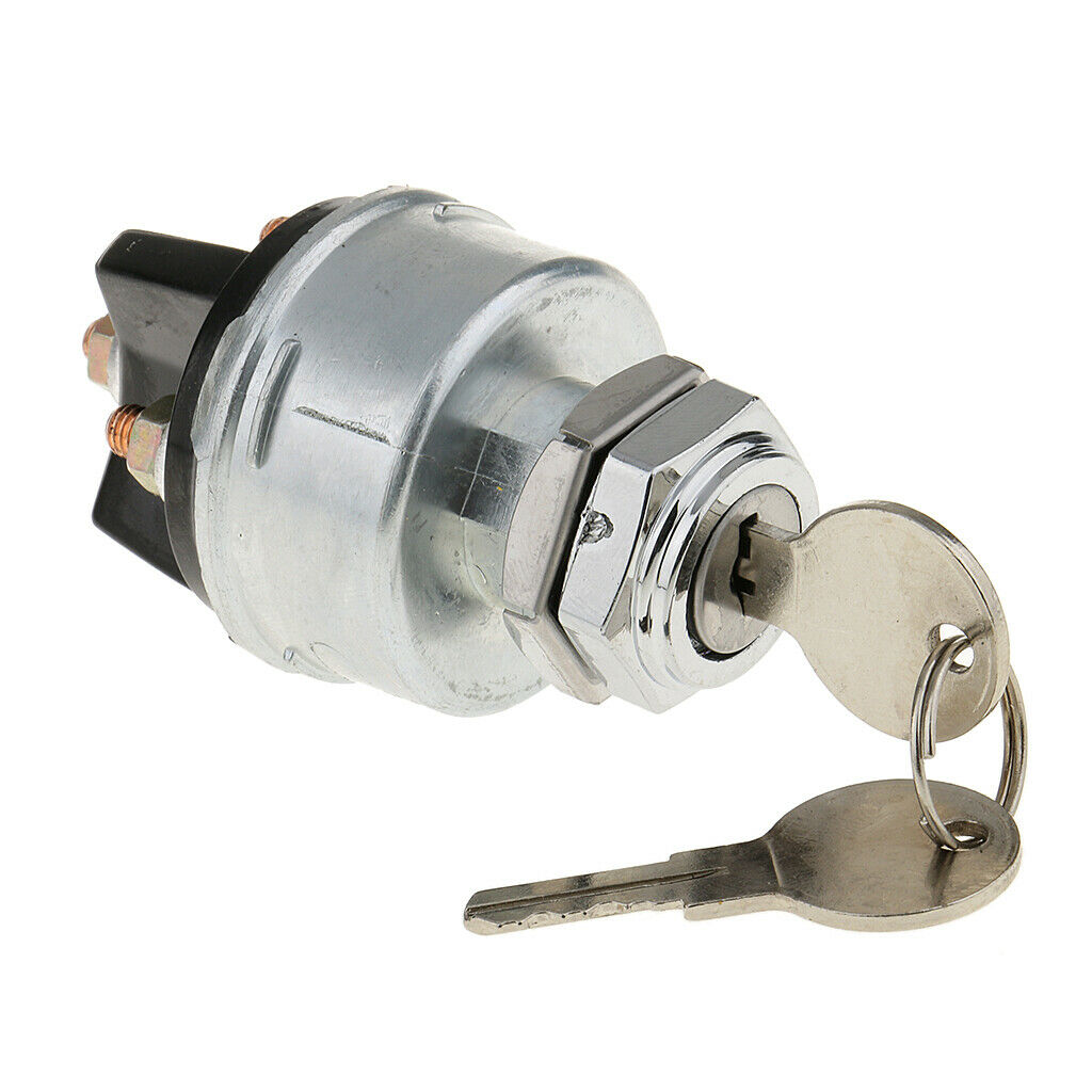 Universal OFF/ON Start Ignition Switch Lock Cylinder for Car Bus Tractor