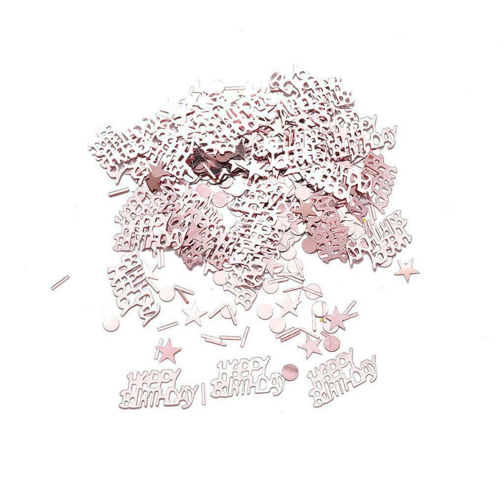 Shiny Metallic 30g Assorted Happy Birthday Confetti Sprinkle Party Decor