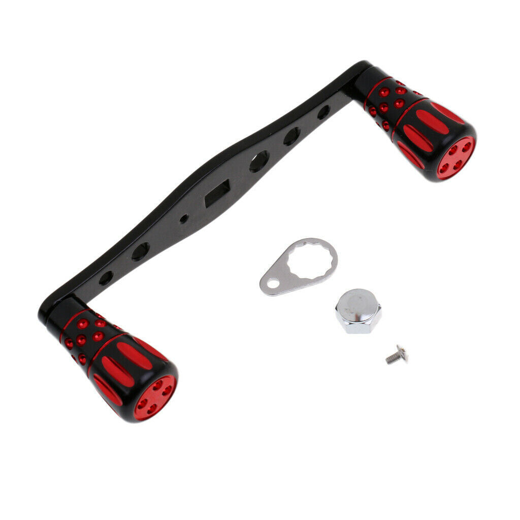 Aluminum Alloy Fishing Reel Handle for Baitcasting Reel Outdoor Red