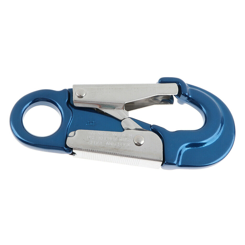 Climbing Aluminum Alloy Forged Double Lock Captive Eye Snap Hook, 25KN