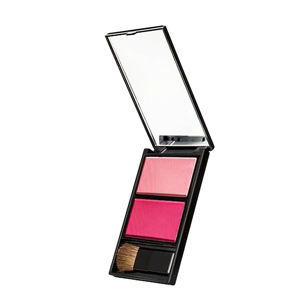 2 Colors Natural Blusher Powder Palette Face Contour Blush Cheek Makeup  B#