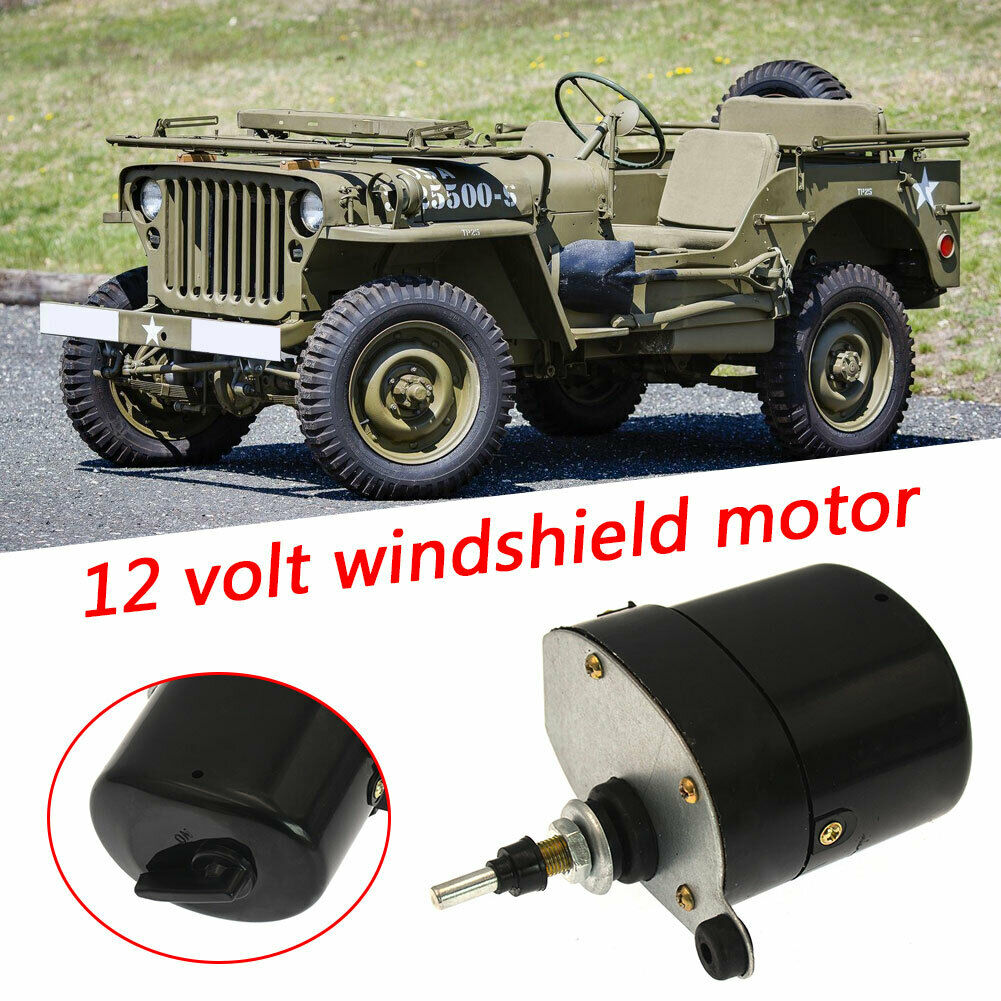 12V Universal Windscreen Wiper Motor for Jeep Willys Tractor RSM 868 7731000001