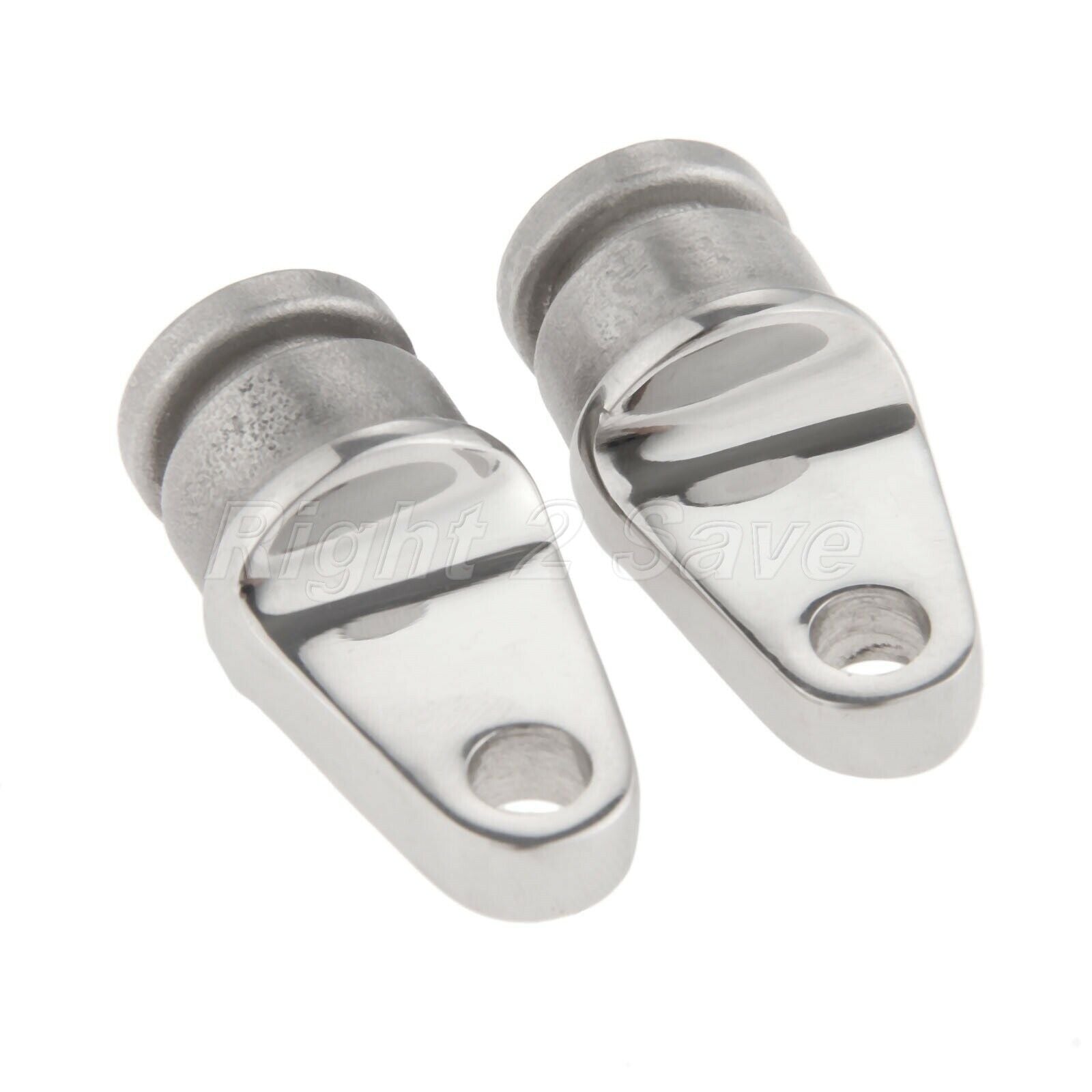 2Pcs End Plug Inserts for 22mm 25mm Tube Pipe Bimini Top Fittings Inside Eye End