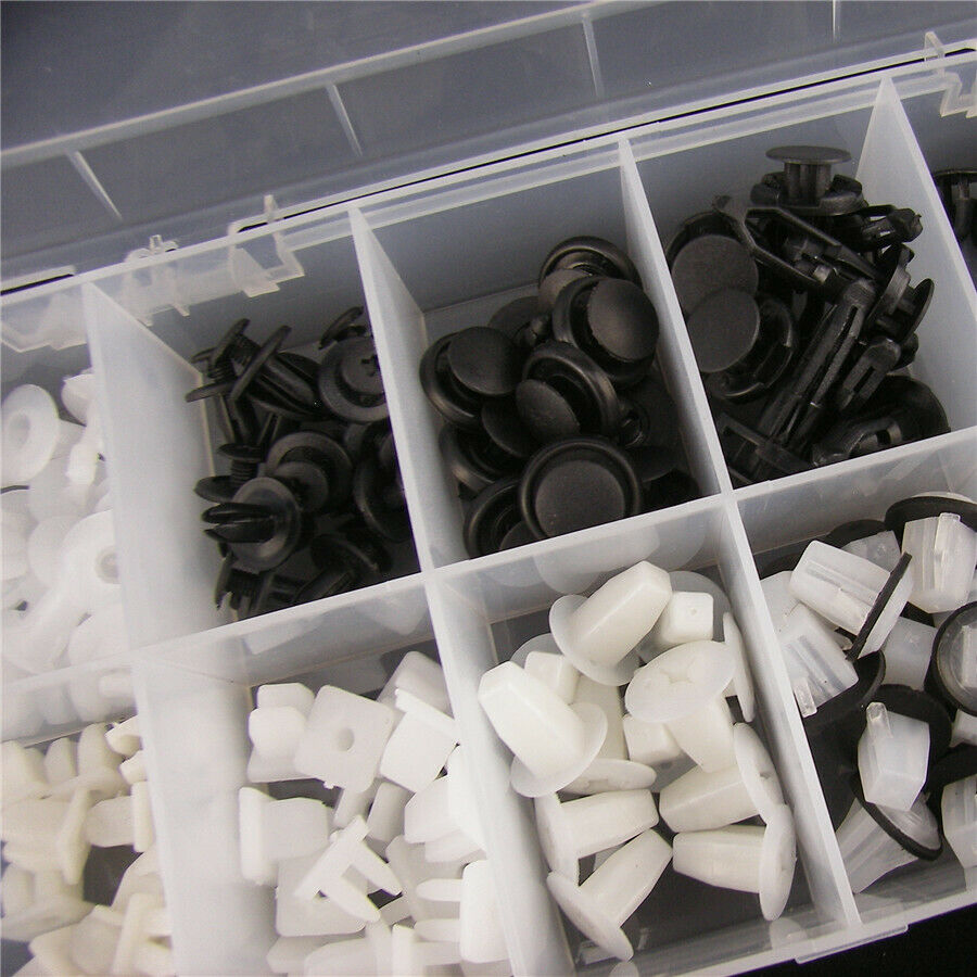 146X Clips Door Trim Panel Retainer Nylon Screw Grommet Hood Bumper Fender Clip