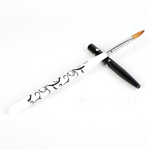 No.10 Detachable Nail Art Acrylic Kolinsky Sable-Brush Nail Art Brush 1 pc