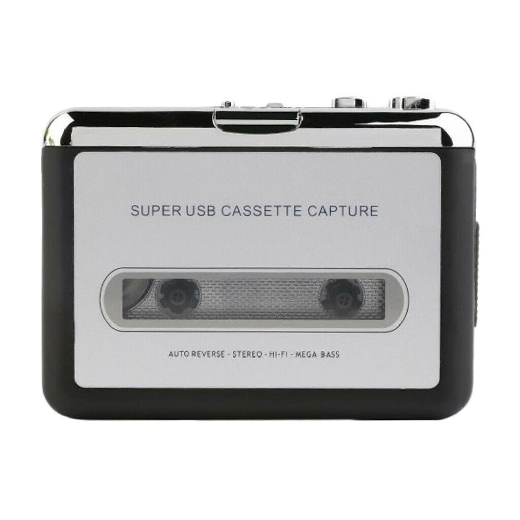 Super Cassette Player Plug & Play w/ Headphone Cable Tape Recorder for PC