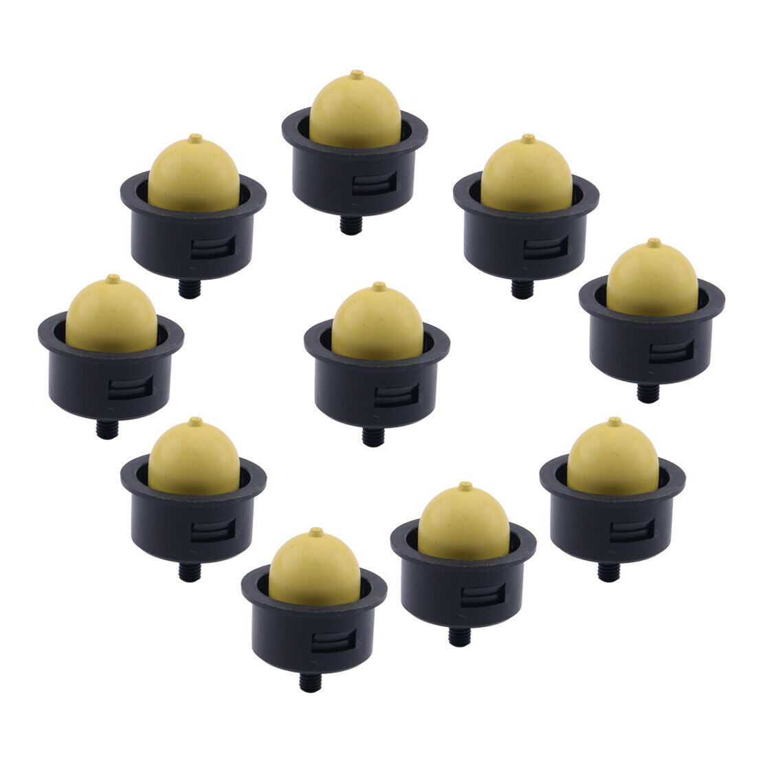 10x Carburetor Blower Primer Bulb Assembly Lawn Mower Accessories Yellow Color