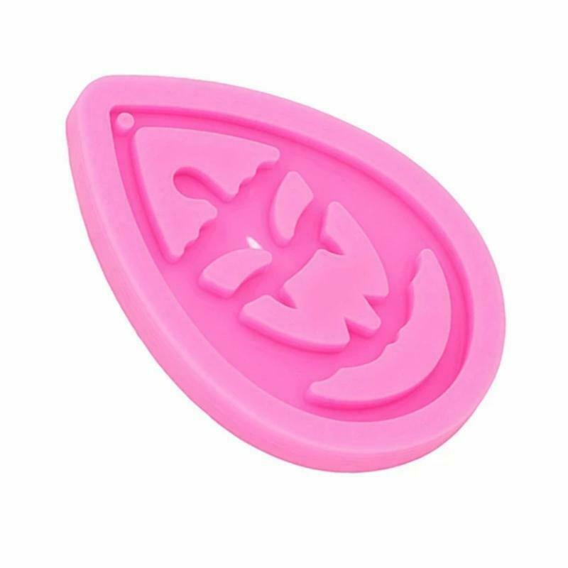 Earrings Silicone Mold Halloween Pumpkin Earrings Mold for Home Decoration