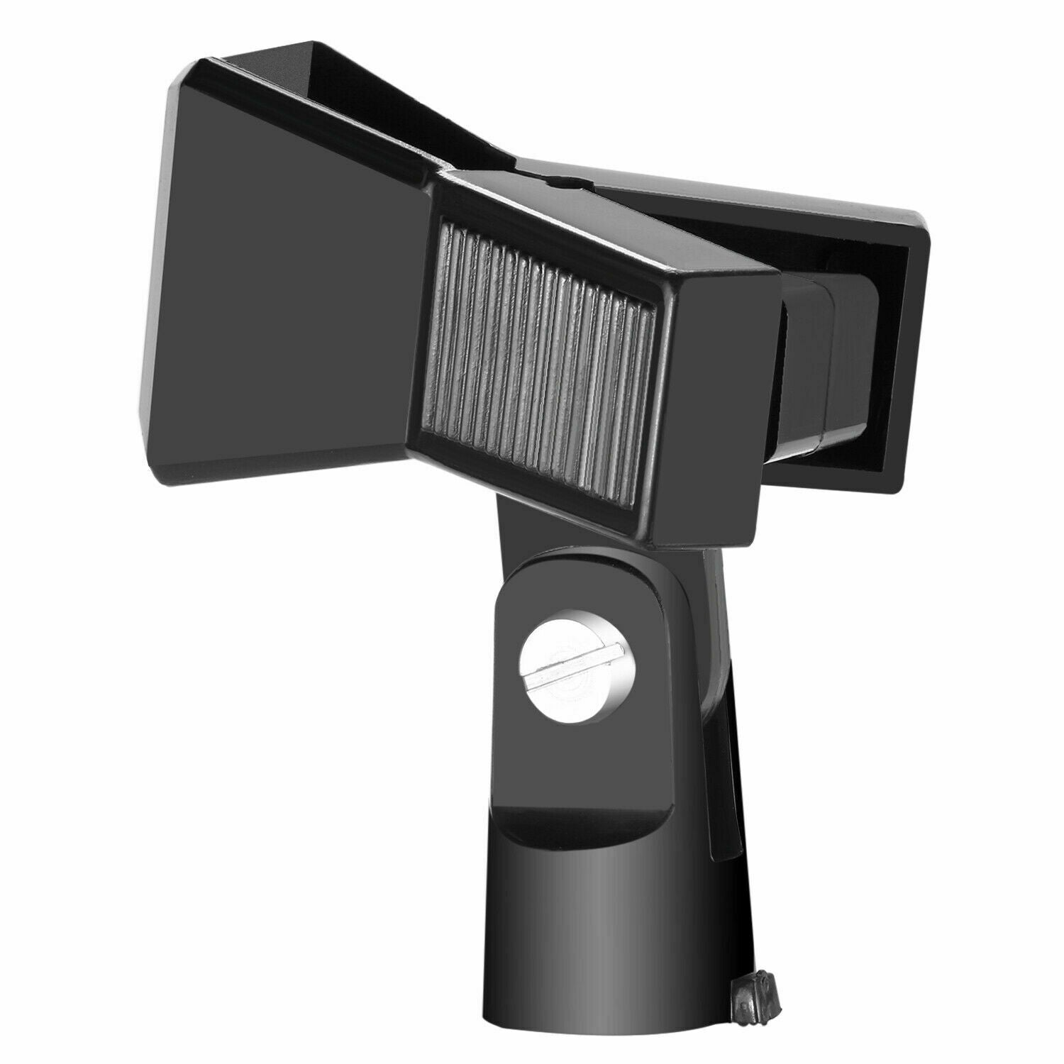 2 Pack Universal Adjustable Wireless Microphone Clip Holder With Adapter