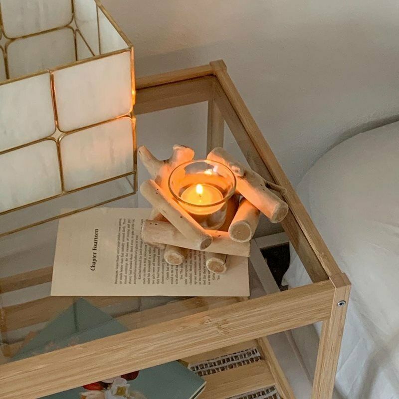Wooden Driftwood Candle Holder Creative Candle Candle Tea Light Holder Stand