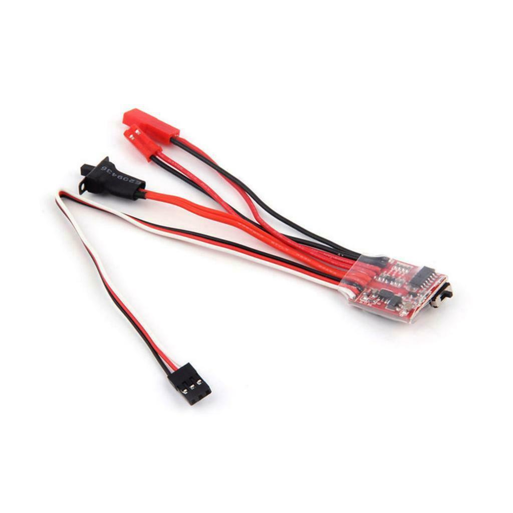 4 Piece 20A Brushed Motor Speed Controller ESC for RC Car Accessories 3-9.4V