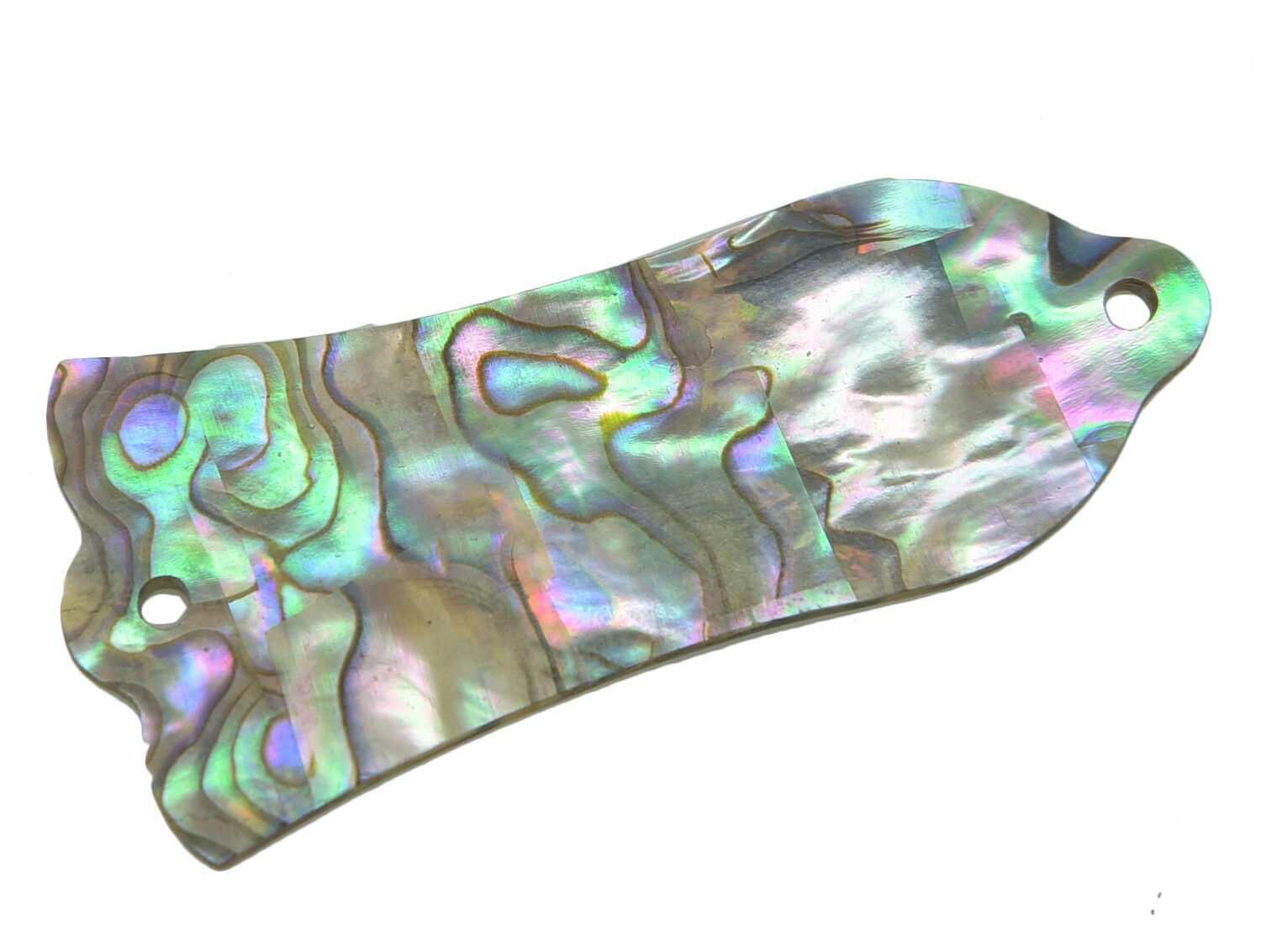 Natural Abalone Shell Guitar Truss Rod Cover with 2 Holes Fits Gibson Les Paul
