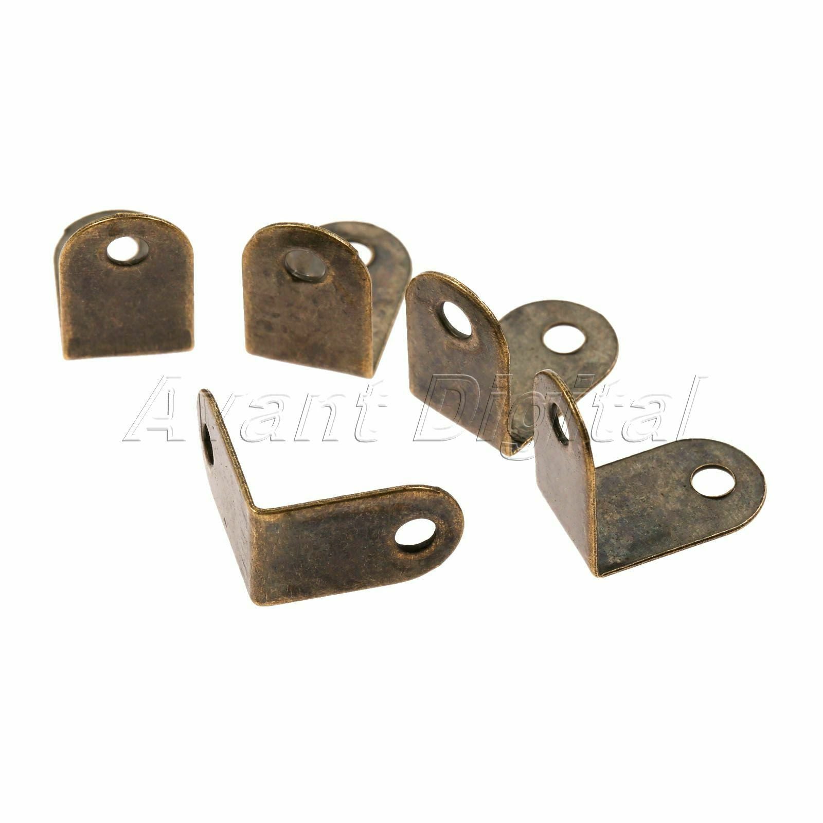 Mini Retro Wood Jewelry Box Edge Cover Corner Protector Guards Decorative 20pcs