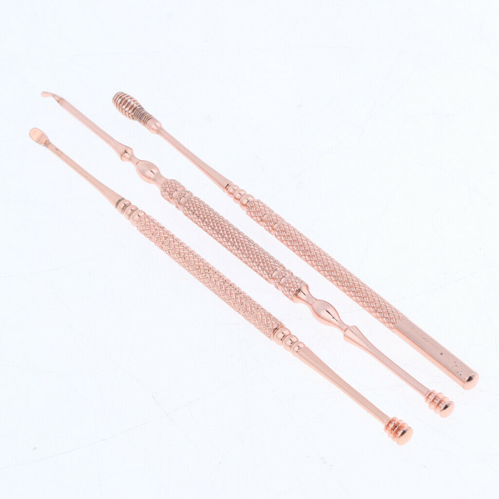 3pcs / Set Stainless Steel Ear Cleaner Wax Cleaner Tools