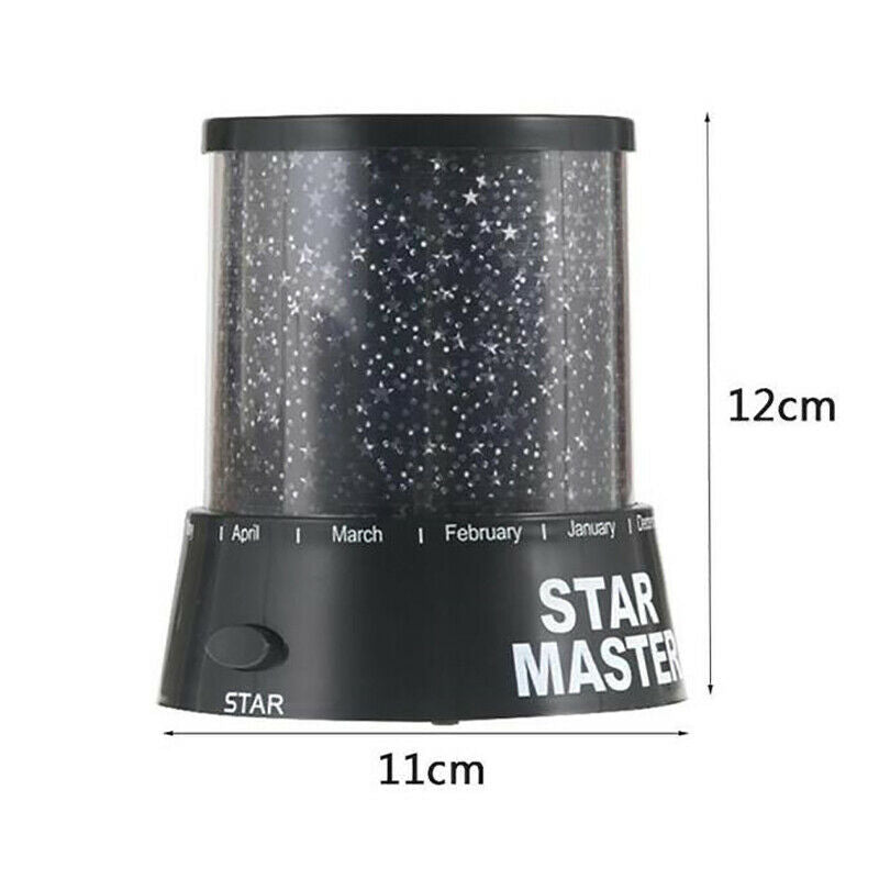 1Pc LED Night Light Projector Starry Sky Star Moon Kids Baby Sleep Colorful BDA