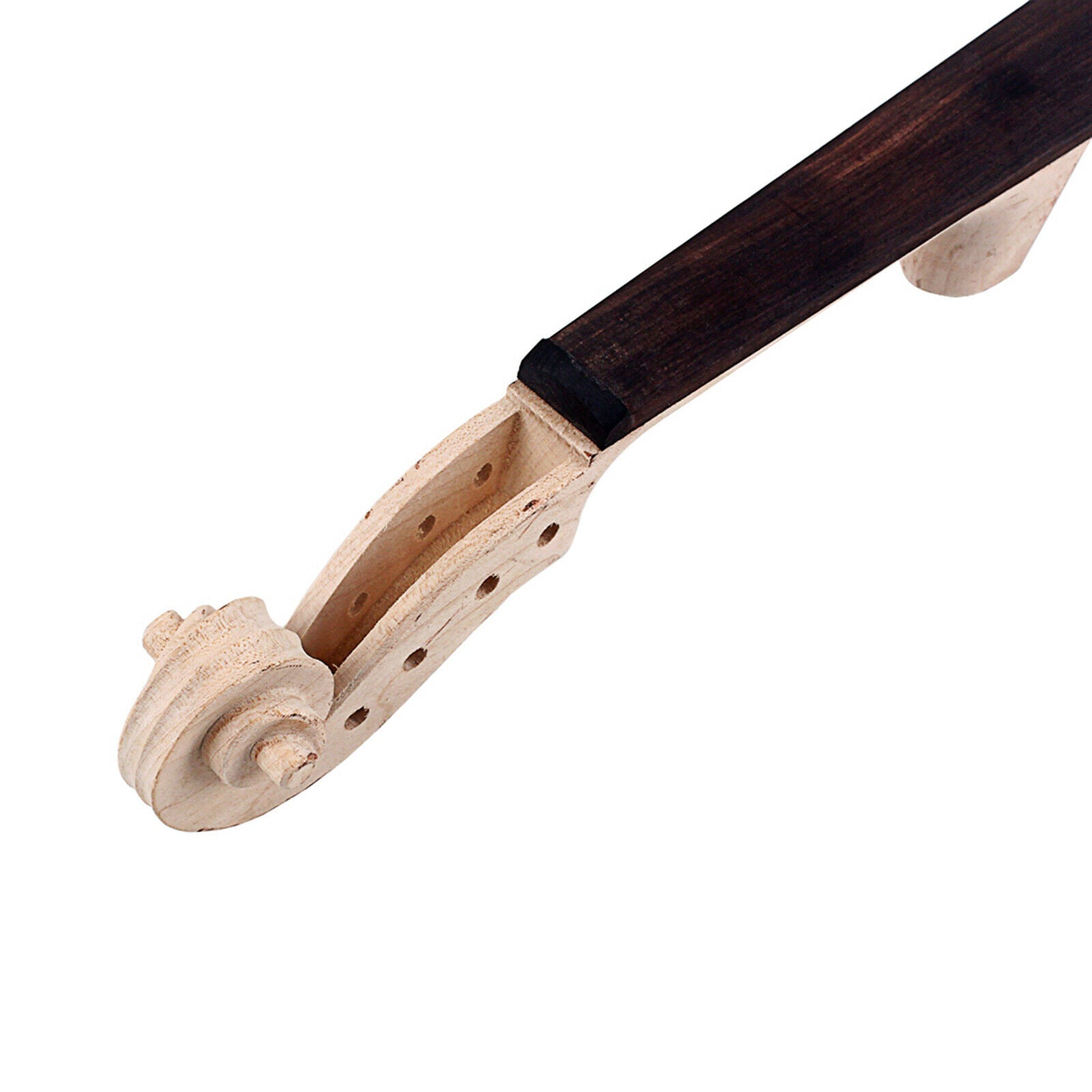 4/4 Full Size Violin Neck Maple Head Ebony Fingerboard DIY for Violin Fiddle