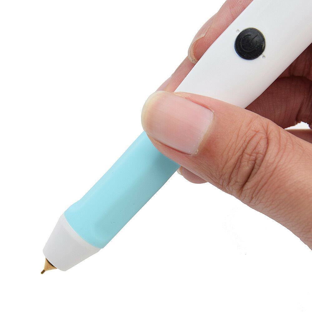 Heating Foil Pen Set Hand Held USB Paper Leather Replacement Head Art Craft DIY