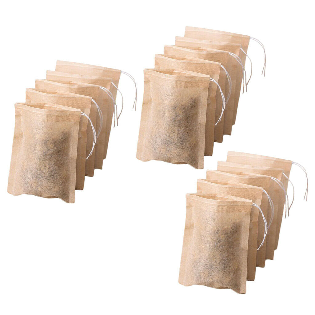 300 Pack Tea Filter Bags Safe & Natural Material Suitable for Loose Leaf Tea