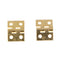 48Pcs Jewelry Window Cabinet Hinge Mini Small Chest Hinges With Screws