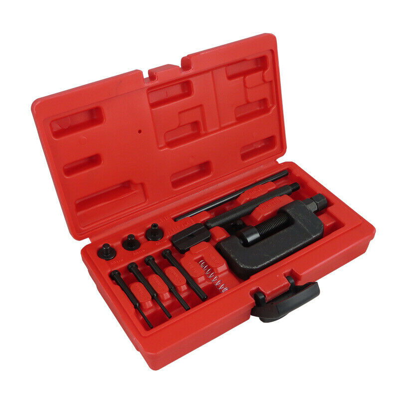 ATV/Bike/Motorcycle Chain Cutter Breaker Riveting Rivet Tool Set 420-630 Chain