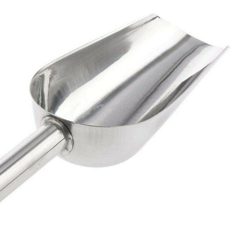 Stainless Steel Ice Scoop For Kitchen Bar Sugar Flour Dry Goods Shovel Tool