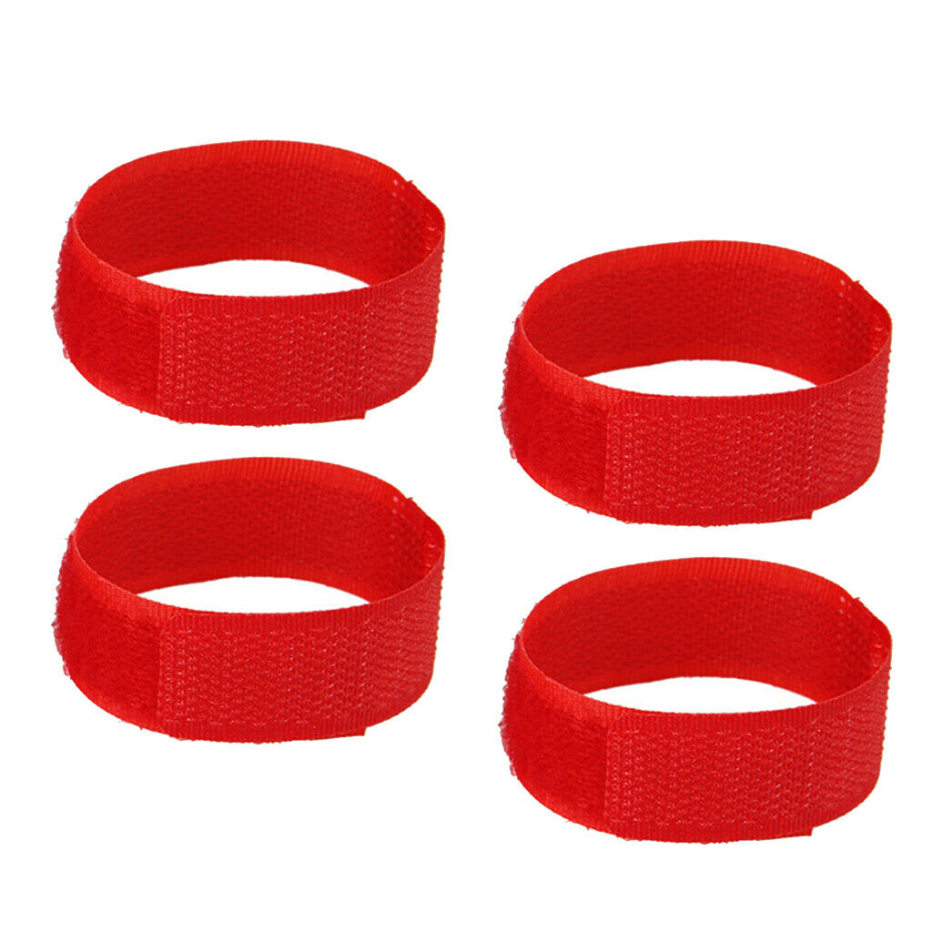 12pcs No Crow Collar for Roosters Chicken No Crowing Noise Free Black&Red