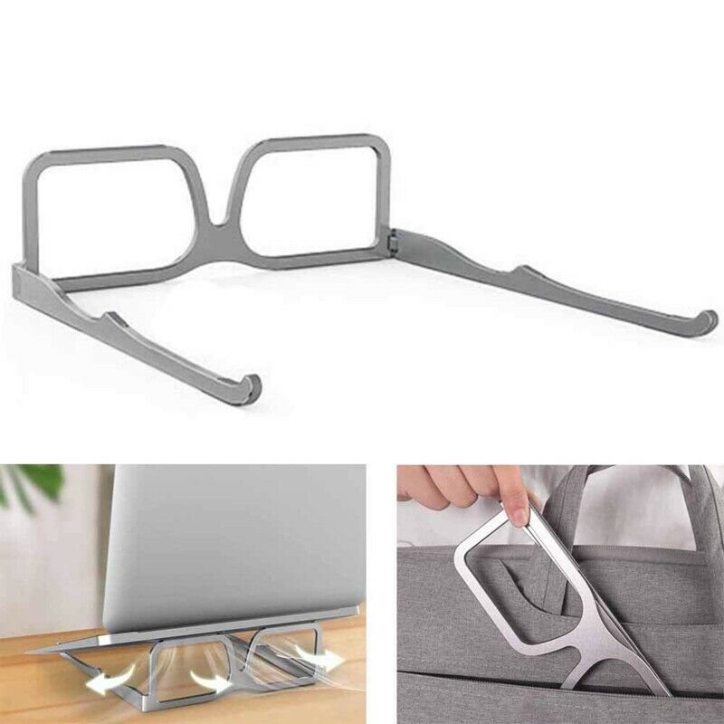 Creative Foldable Glasses Laptop Stand Ergonomic 18°-32° Laptop Stand SuitableE7