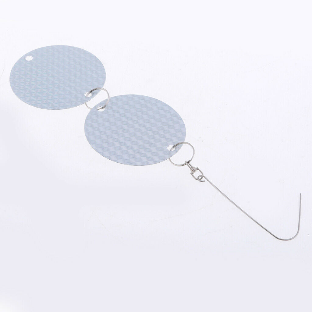 16Pcs Bird Repellent Disks Hanging Reflective Discs for Windows and Trees #2