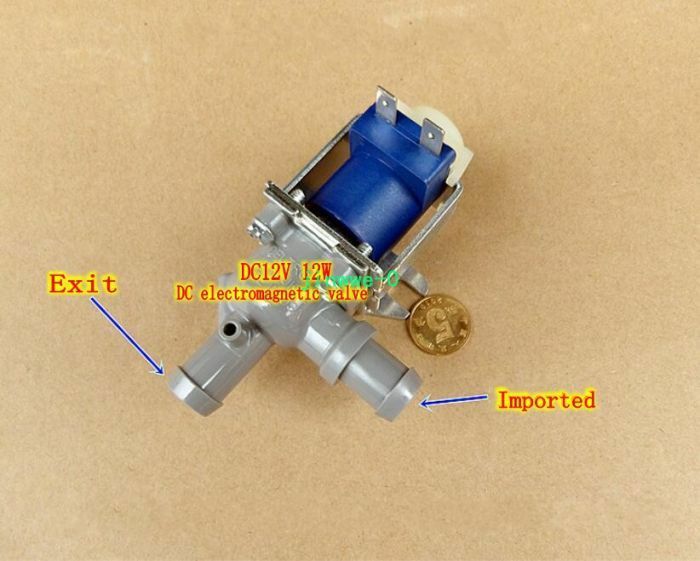 1pcs DC12V 12W DC Energized closed solenoid valve DIY fish tank gardening