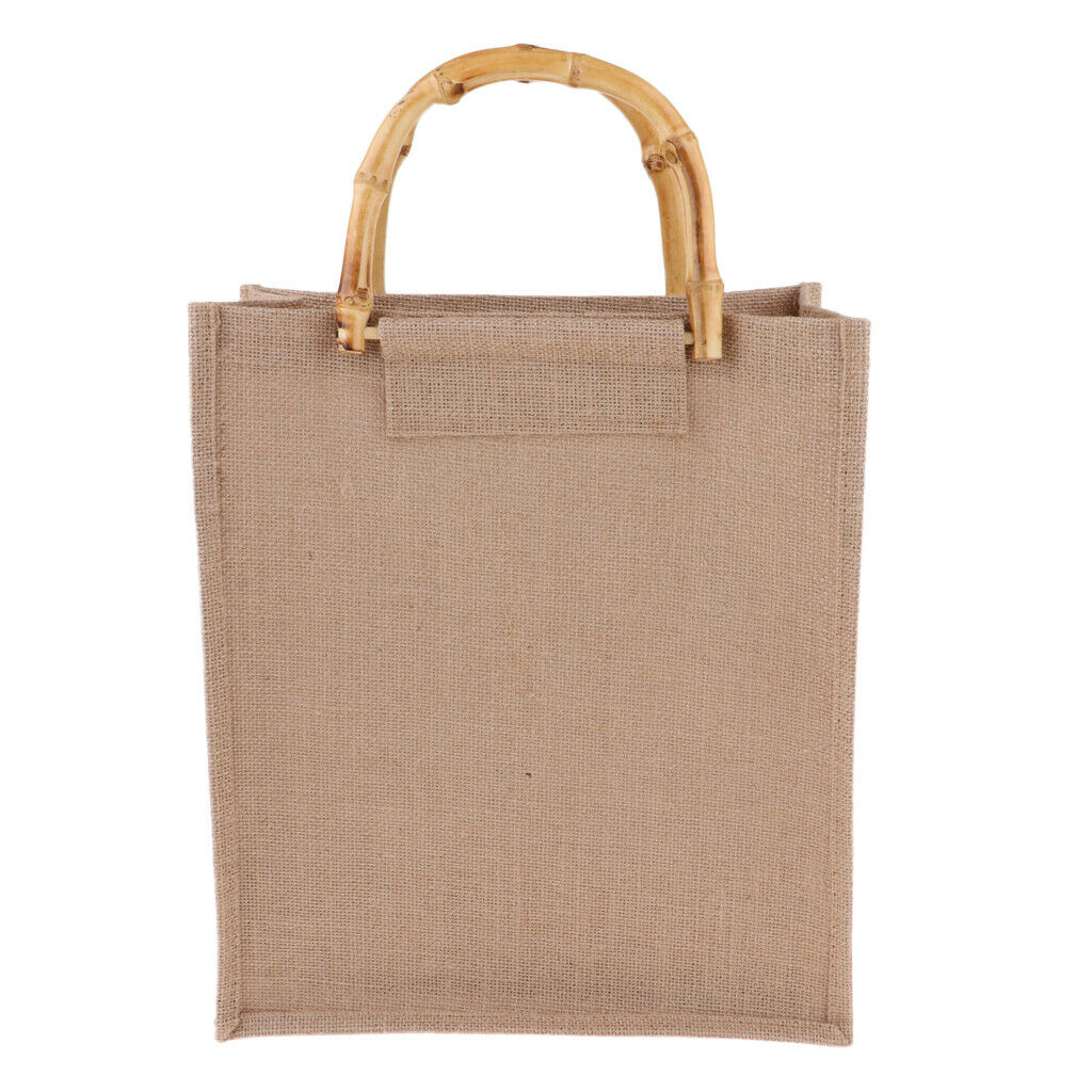 300 X 350 X 150mm Burlap Handbag Linen Shopping Bag for Packaging Box Cans