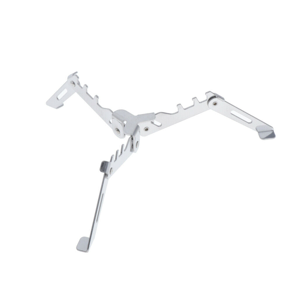 Foldable Outdoor Camping Hiking Cooking Gas Tank Stove Stand, Stainless Steel