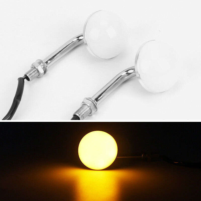 Motoorcycle Bikes LED Amber Lamp Rear Turn Signal Brake Light Decorate Indicator