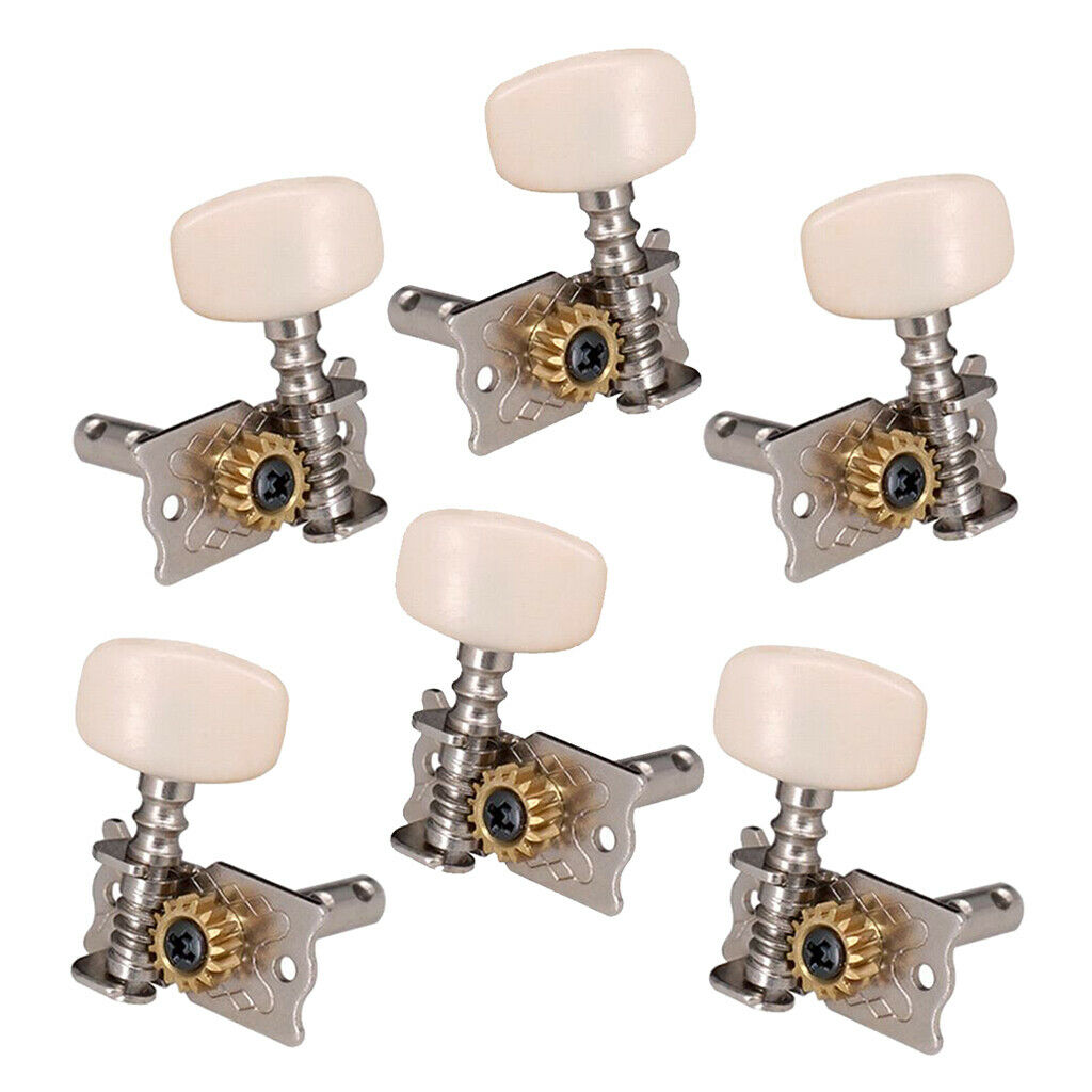 Guitar Open 3R3L Tuning Pegs Keys Tuners Head Acoustic Guitar Accessories