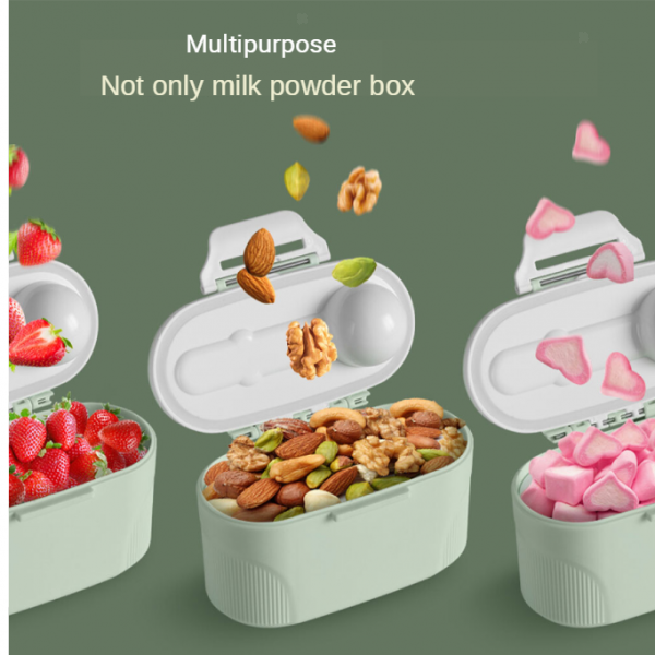 Portable Milk Powder Container Food Storage Formula Dispenser 280ml