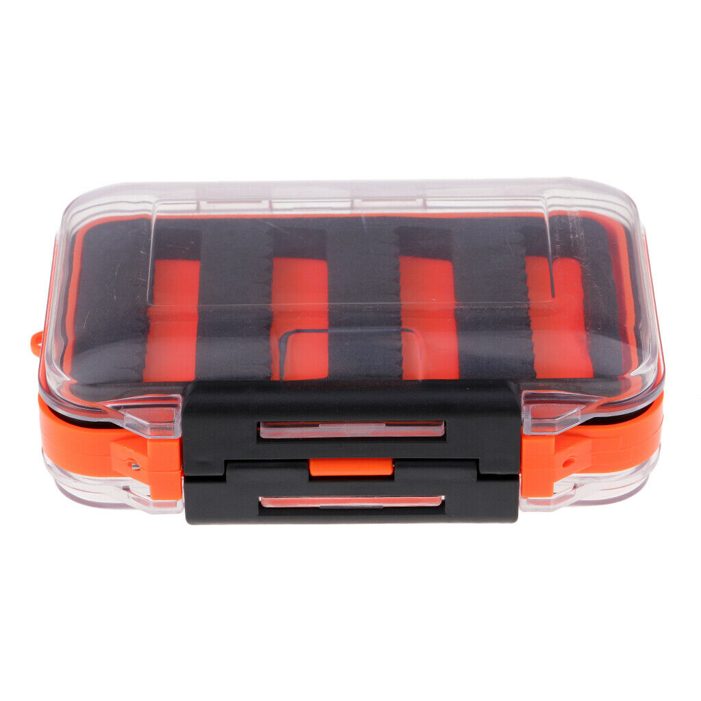 Fishing Lure Box Storage Waterproof Box Plastic Double Side Bait Hook Lures Case