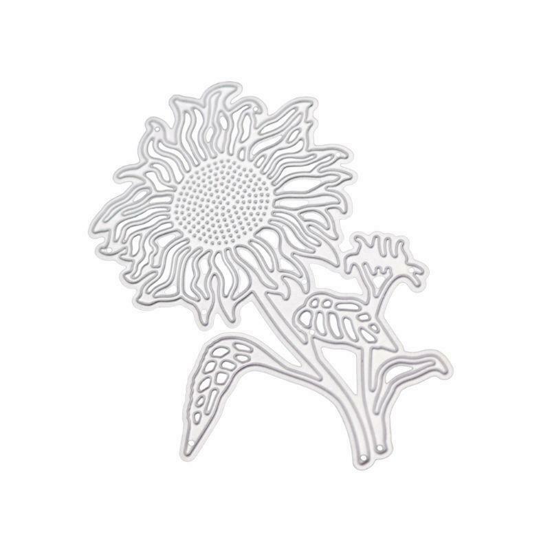 Sunflower Bottle Metal Cutting Dies Stencil Scrapbooking DIY Album Stamp Paper