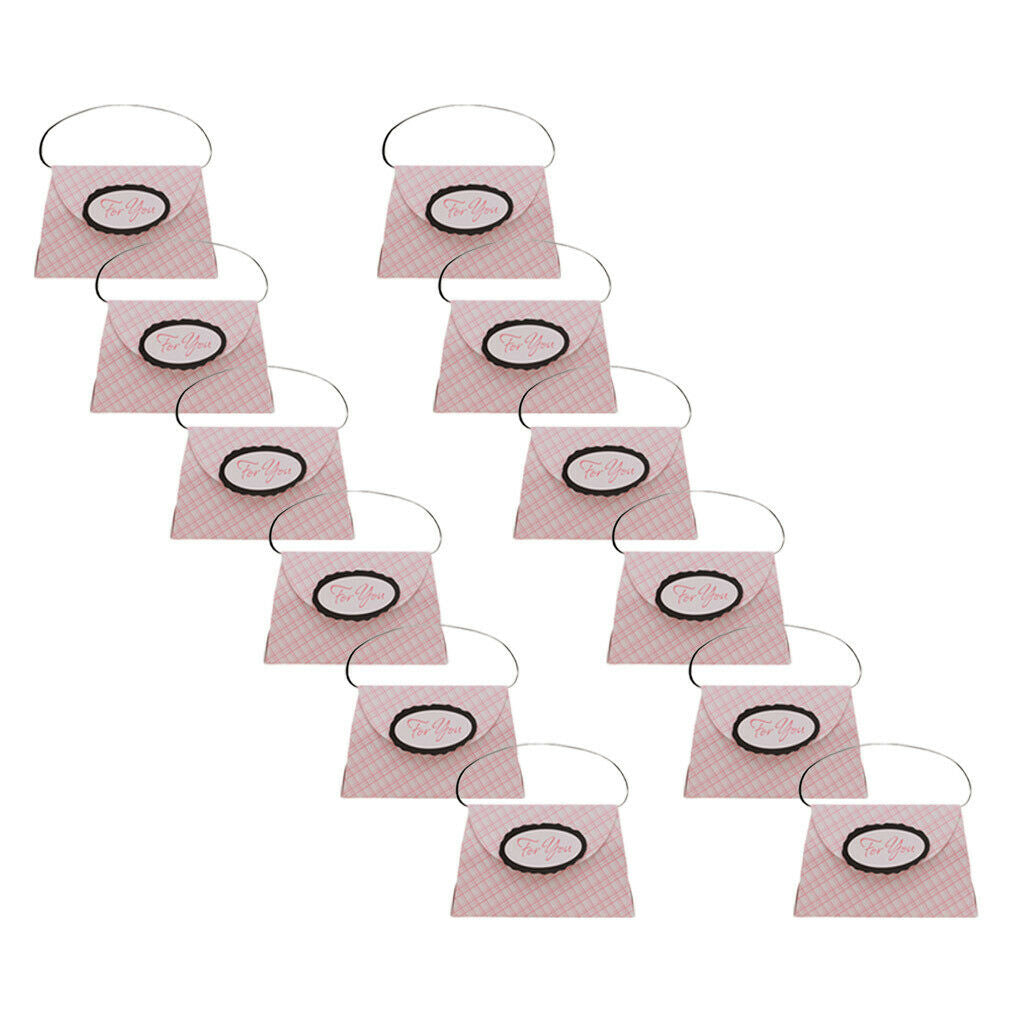 12PCS Elegant Paper Boxes Girl Shower Wedding Favor Candy Gift Party Supply