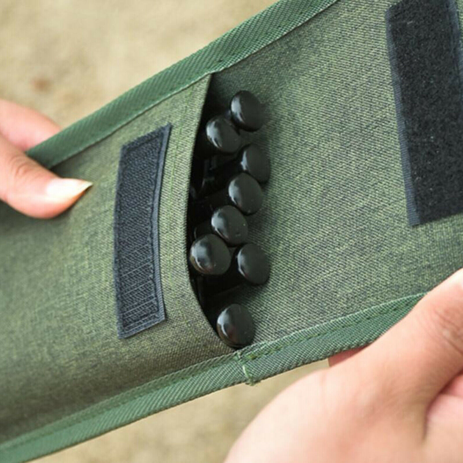 Outdoor Camping Tent Pegs Storage Bag Holder Case Tent Nail Stakes Pouch