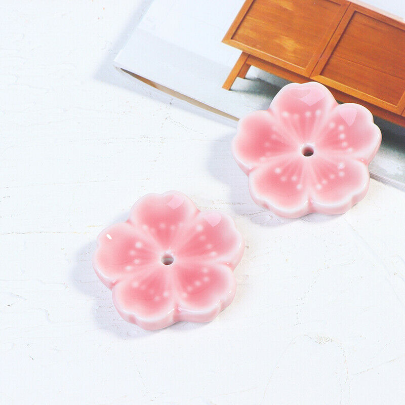 2Pcs Japanese Style Ceramic Incense Stick DIY Home Bedroom Incense Holder.l8