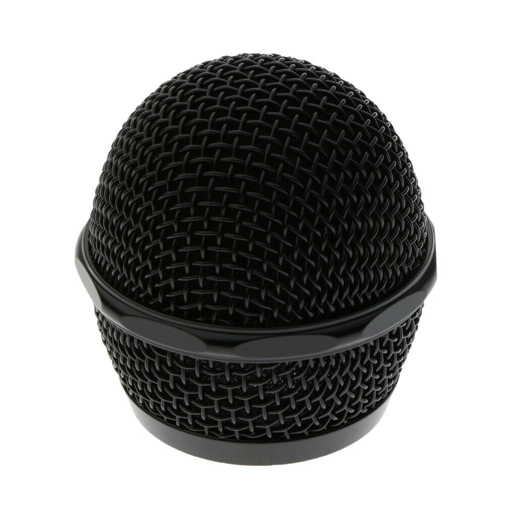 Black Replacement Microphone Grille for Shure Microphone 58x55mm