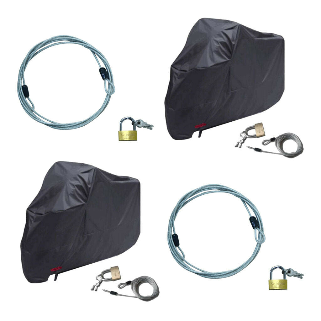 2pcs 70cm Motocycle Cover Cable Lock Mini Security Cable Lock for Bike