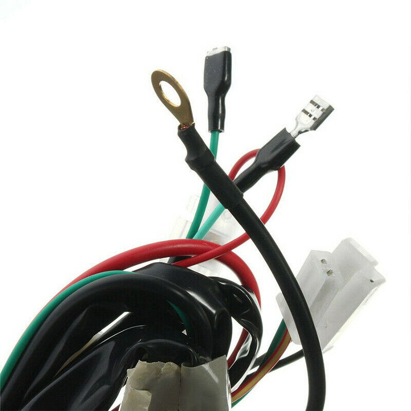 Motorcycle Engine Electric Start Wiring Loom Harness Fit For 49 50 90 110 125cc