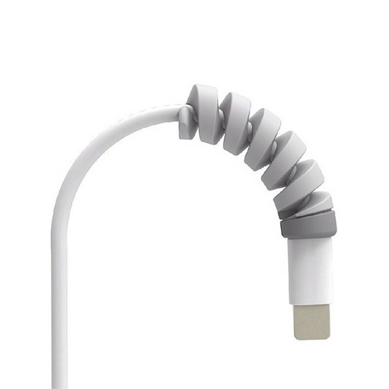 6pcs Cable Protector Bobbin Winder Data Line Case Rope Spring Twine Prote.l8