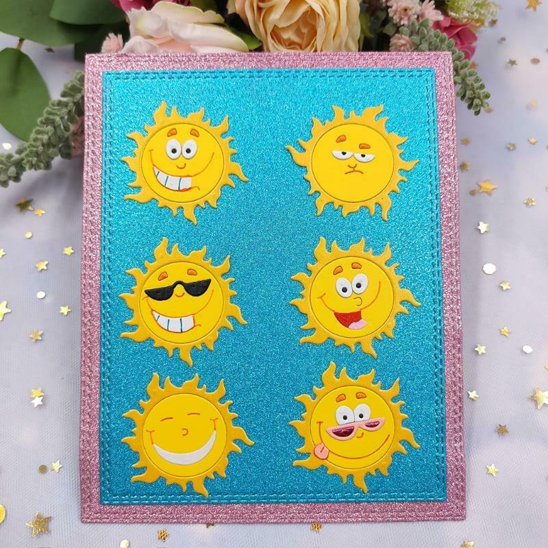 Sun Metal Cutting Dies Stencil Scrapbooking DIY Album Stamp Paper Card Embossing